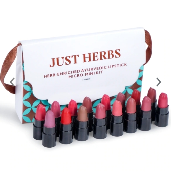 Just herbs Other - Just herbs mini 16 lipstick set new sealed pack